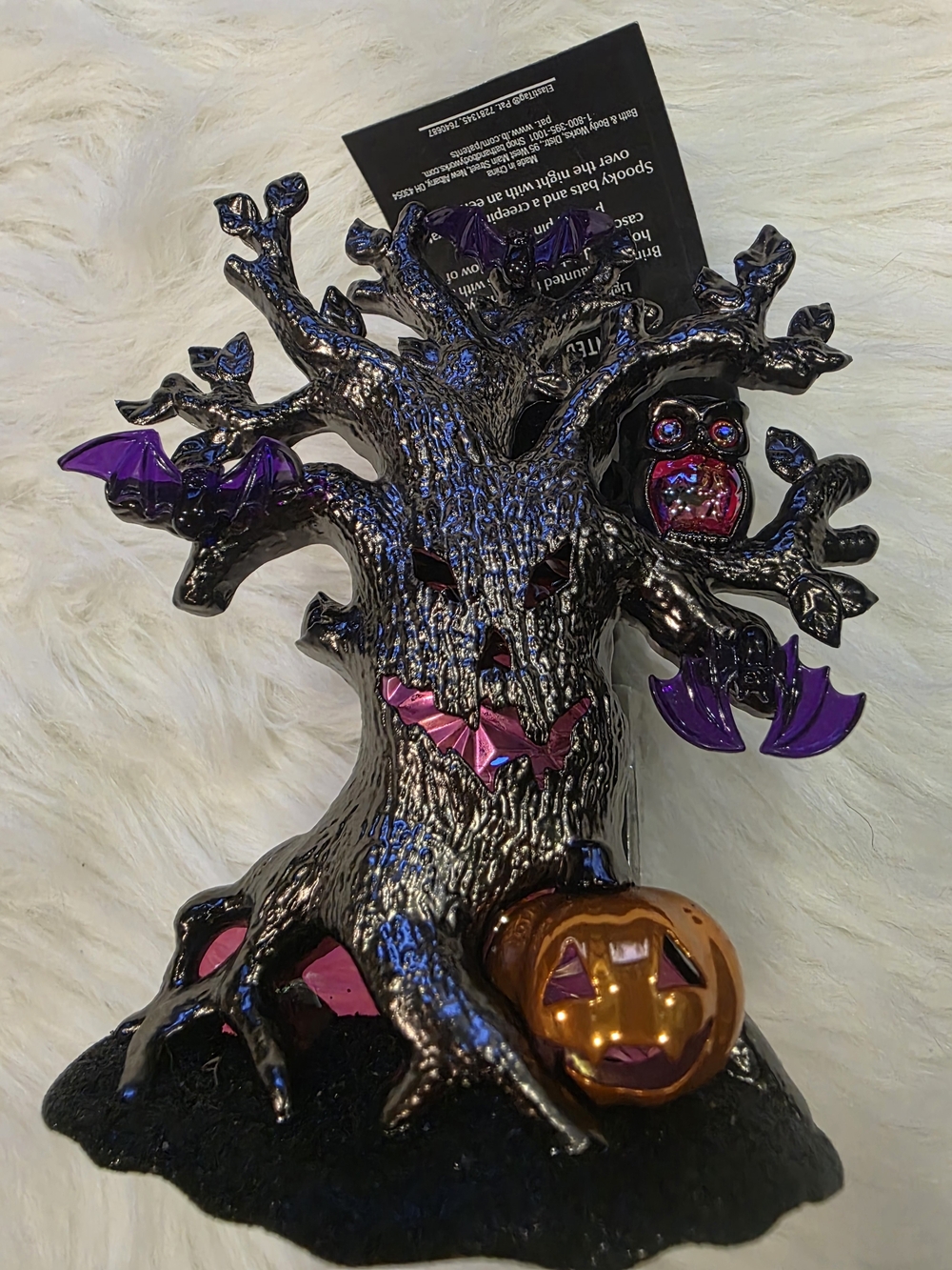 Bath & Body Works Monster Tree Wallflower Fragrance Plug Black & Purple NWT